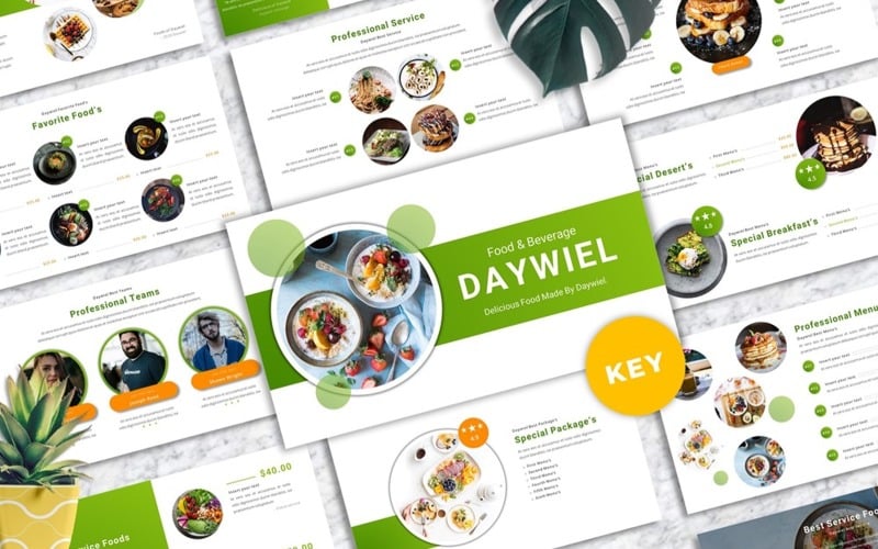 Daywiel - Food & Beverage Keynote Keynote Template
