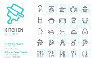 Kitchenware and Utensil Mini Icon