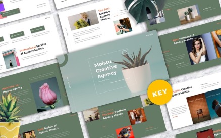 Moistu - Creative Keynote Keynote Template