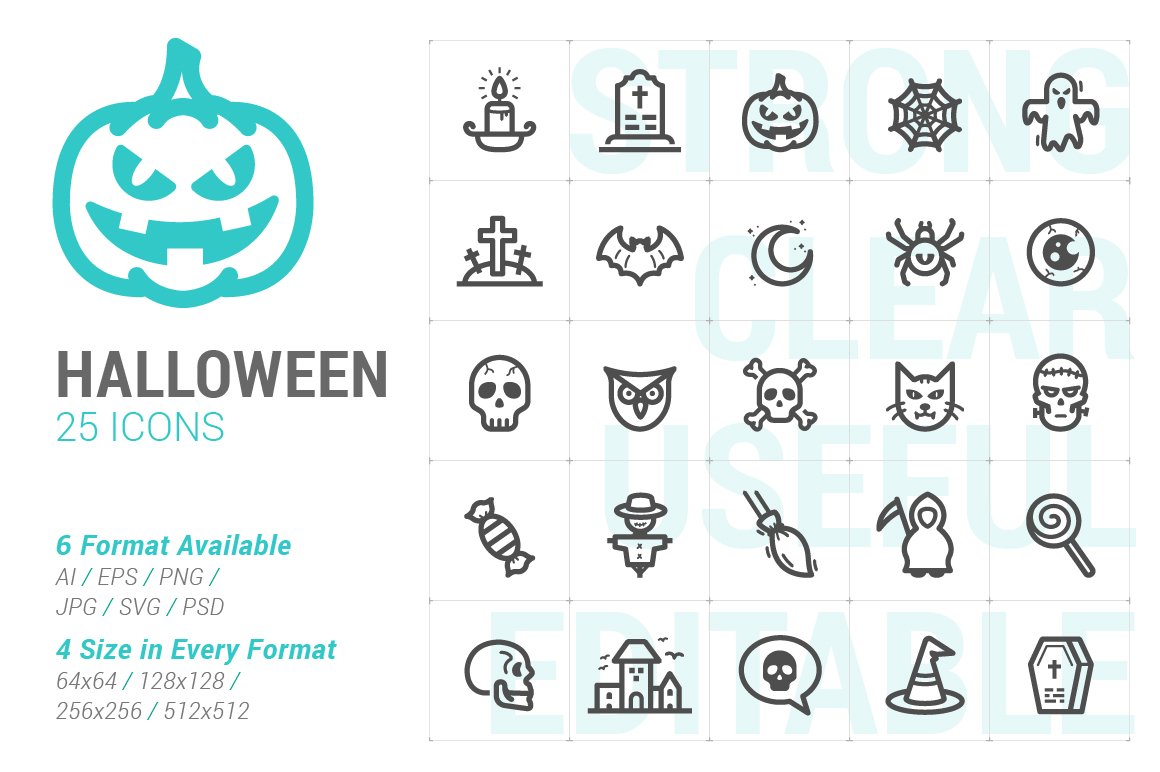 Kit Graphique #179903 Halloween Oeil Divers Modles Web - Logo template Preview