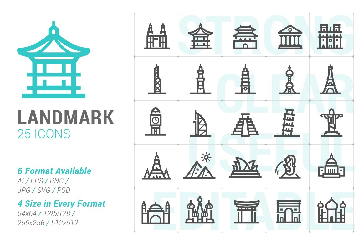 Kit Graphique #179905 Landmark Asie Divers Modles Web - Logo template Preview