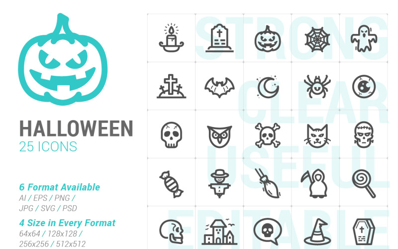 Halloween Mini Icon Icon Set