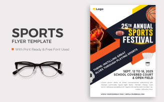 Annual Sports Flyer Template
