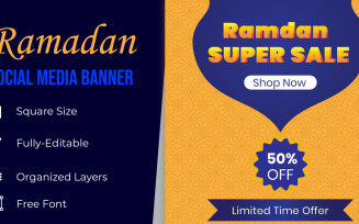 Ramadan Islamic Celebration Banner