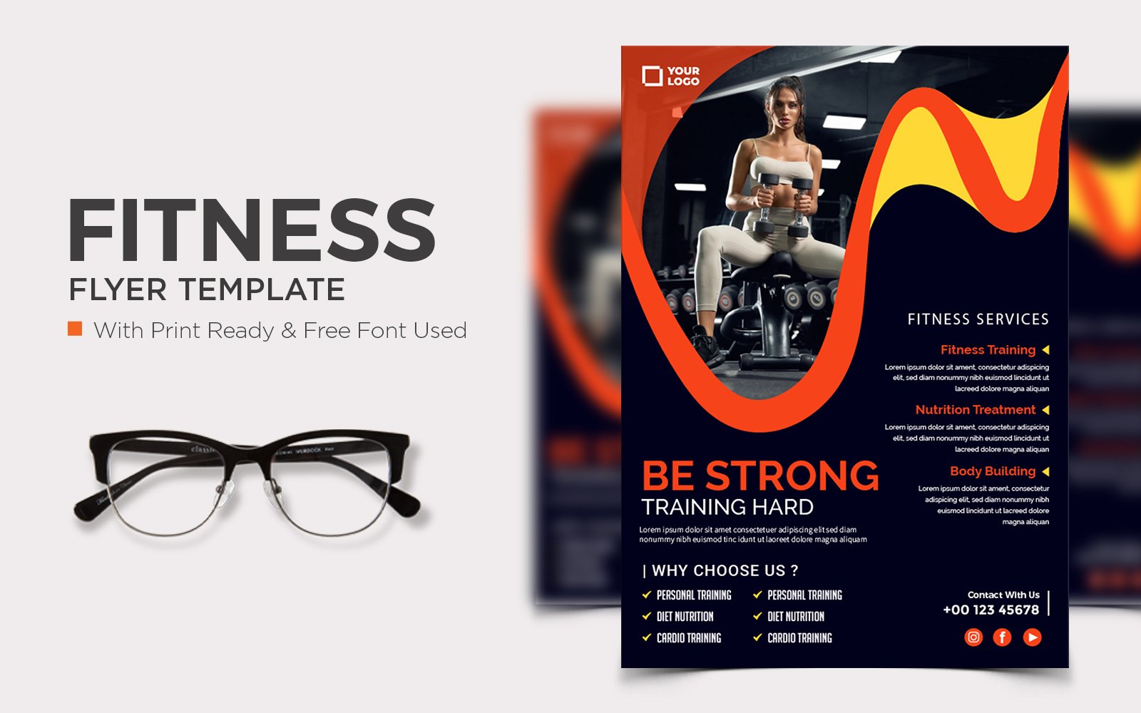 Template #180192 Body Building Webdesign Template - Logo template Preview