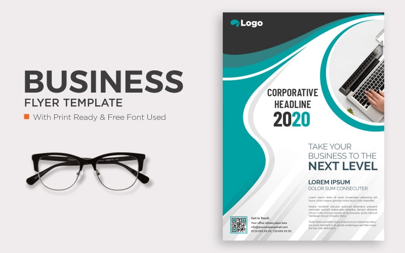 Corporate Business flyer template design. Corporate Identity