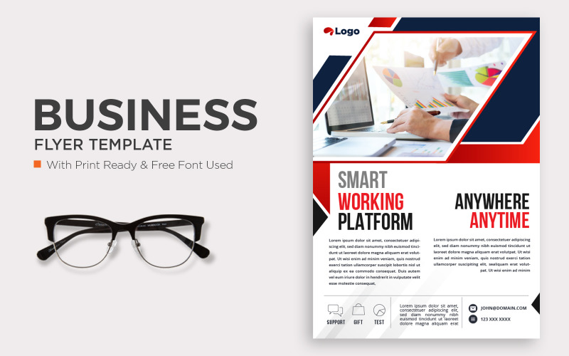 Free Business Flyer Template Corporate Identity