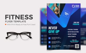 Free Fitness/Gym Flyer Template
