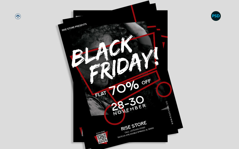Black Friday Sale Flyer V2 Corporate Identity