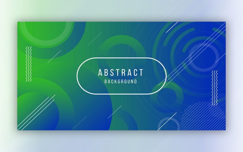 Modern Abstract Blue and Green Background