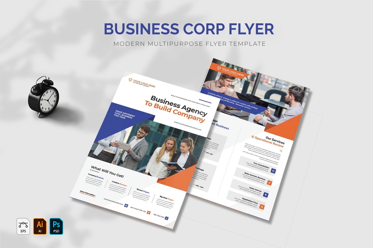 Kit Graphique #180393 Flyer Business Divers Modles Web - Logo template Preview