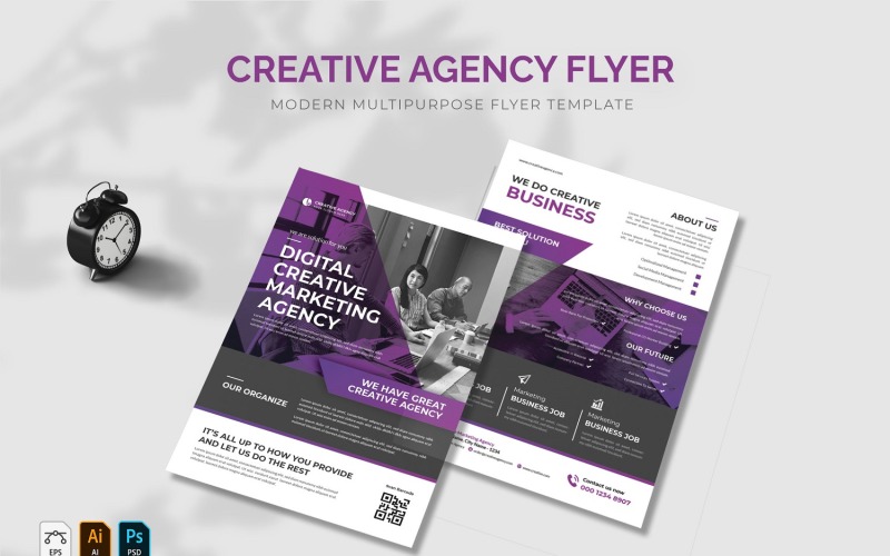 Creative Agency Flyer Template Corporate Identity