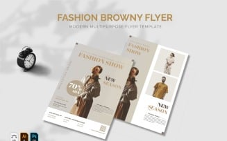 Fashion Browny Modern Flyer