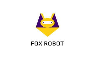 Fox Robot - Tech Logo template