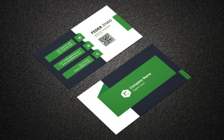 Simple Company Business Card Corporate Identity Template