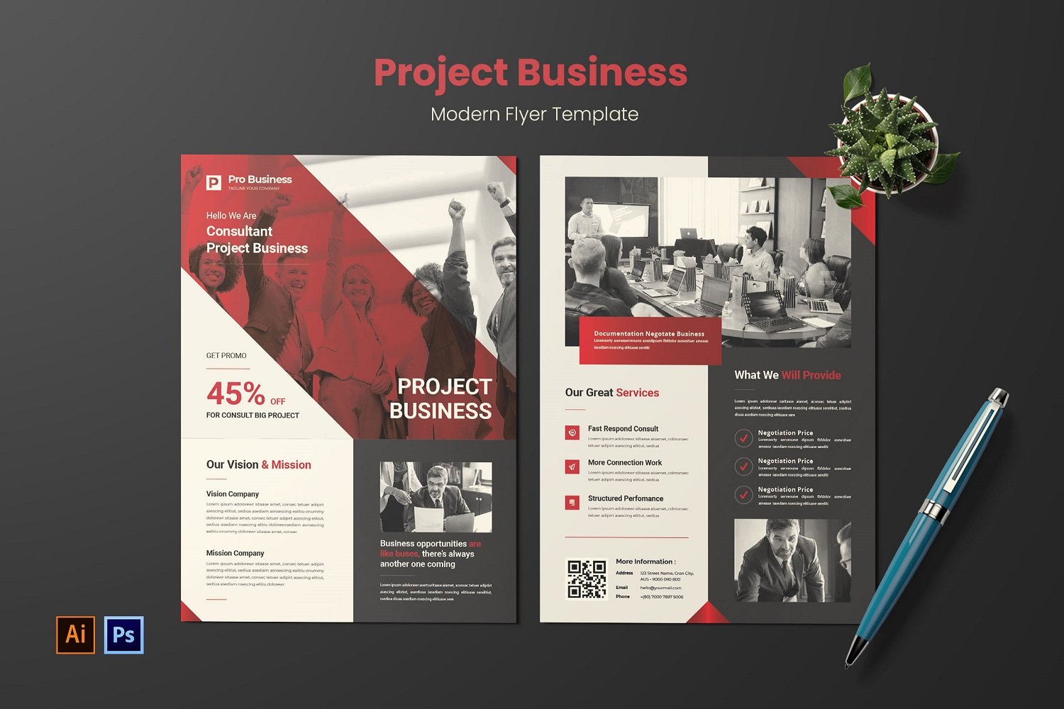 Template #180404 Business Print Webdesign Template - Logo template Preview