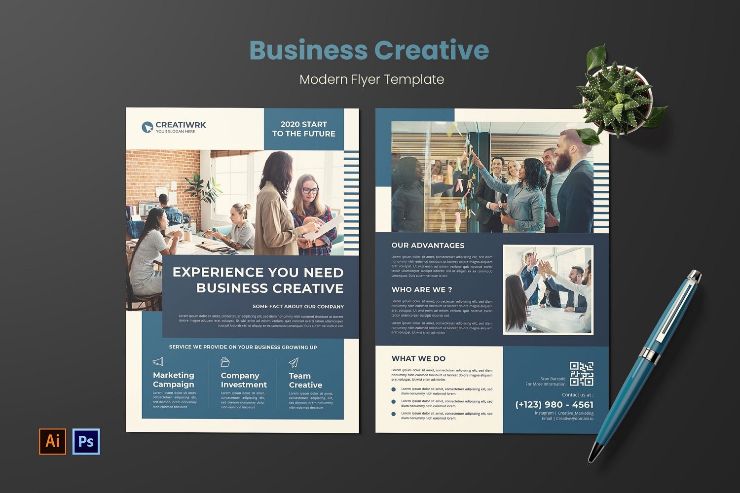 Kit Graphique #180405 Flyer Business Divers Modles Web - Logo template Preview