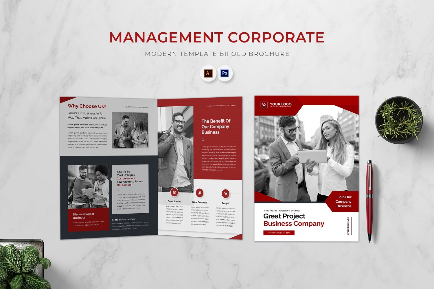 Template #180436 Brochure Business Webdesign Template - Logo template Preview