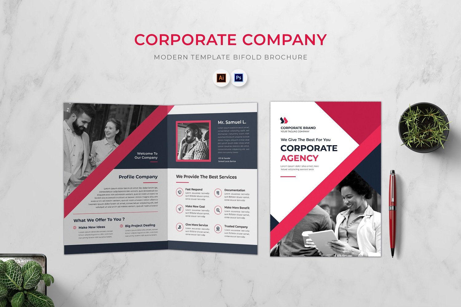 Template #180446 Brochure Business Webdesign Template - Logo template Preview