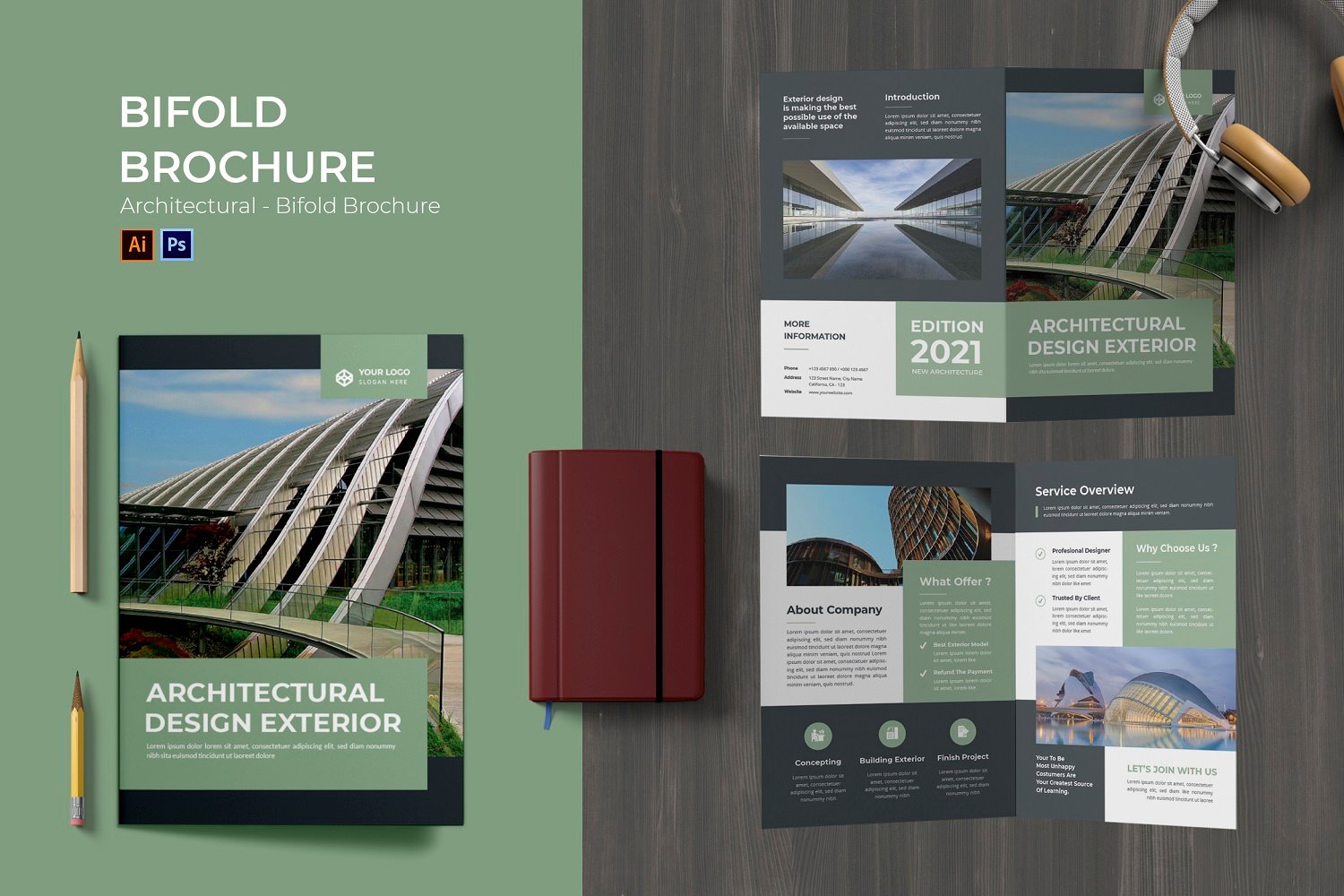 Template #180448 Brochure Business Webdesign Template - Logo template Preview