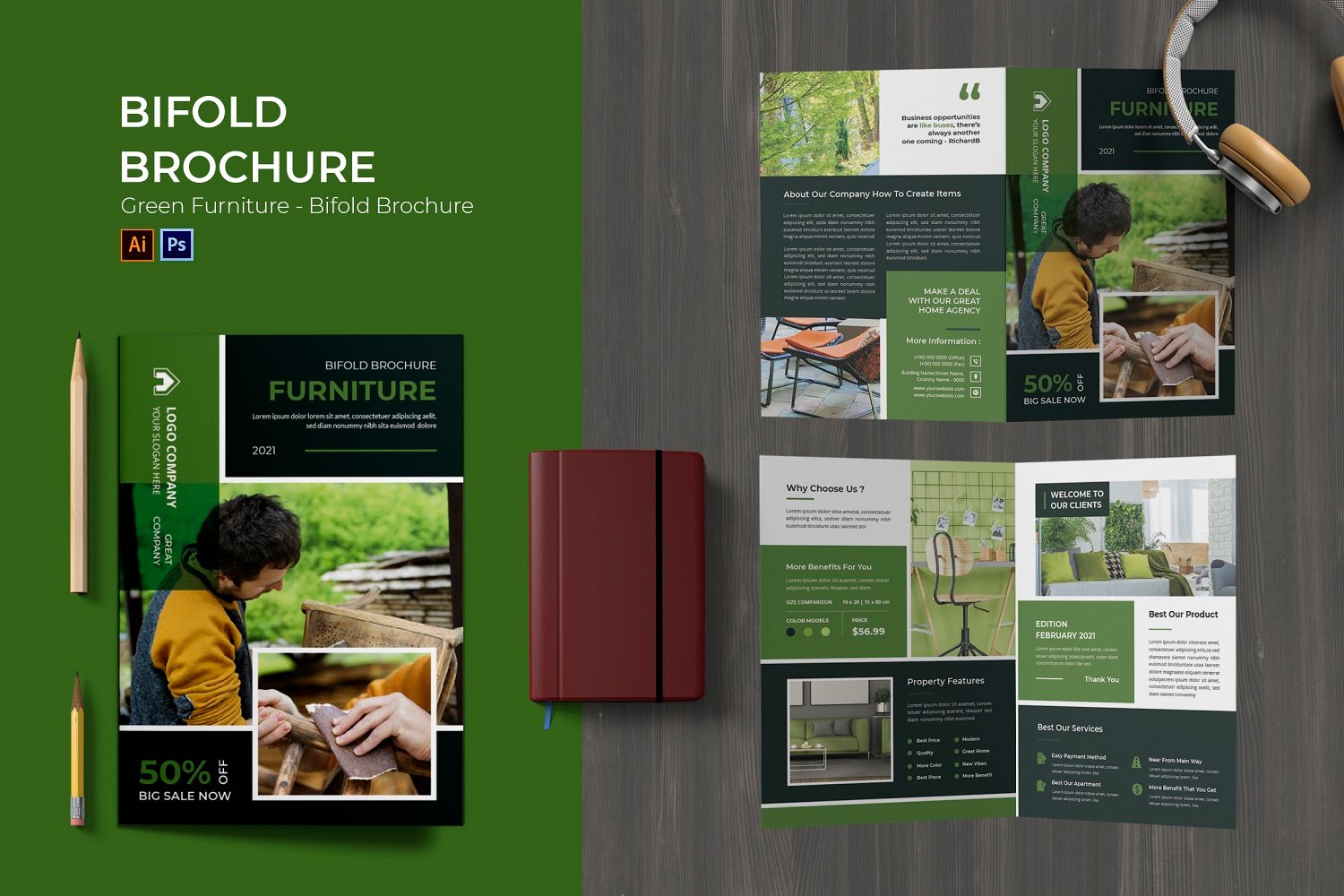 Template #180449 Brochure Business Webdesign Template - Logo template Preview