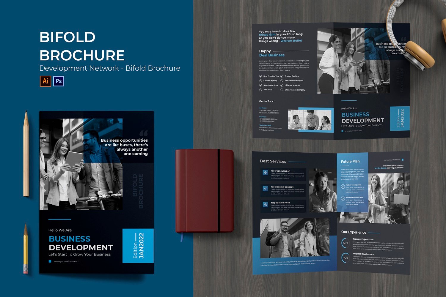 Template #180451 Brochure Business Webdesign Template - Logo template Preview