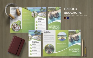 Beautiful Travel Flyer Trifold Brochure