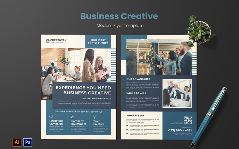 Business Creative Modern Flyer Corporate Identity