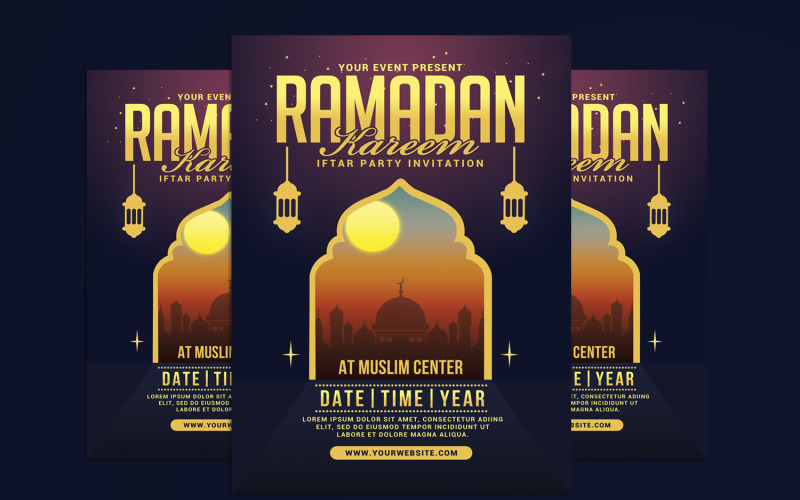 Ramadan Kareem Flyer Corporate Identity