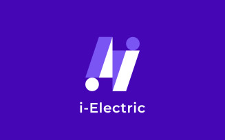 I Electric Industry Logo template