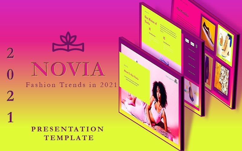 NOVIA - PowerPoint template PowerPoint Template