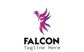 Sharp Falcon Logo Template