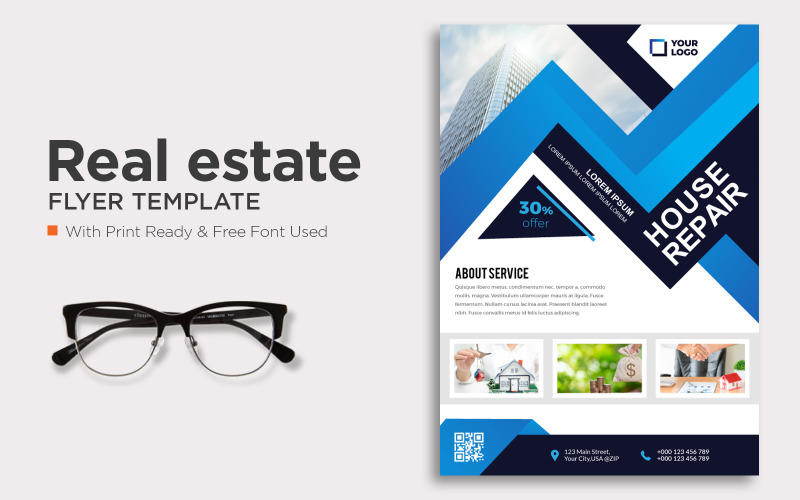 House Selling Poster Template Corporate Identity