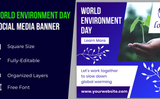 World Environment Day Social Media Celebration Banner