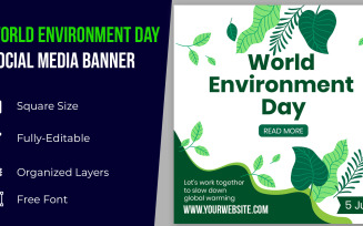 World Environment Day Social Media Graphic