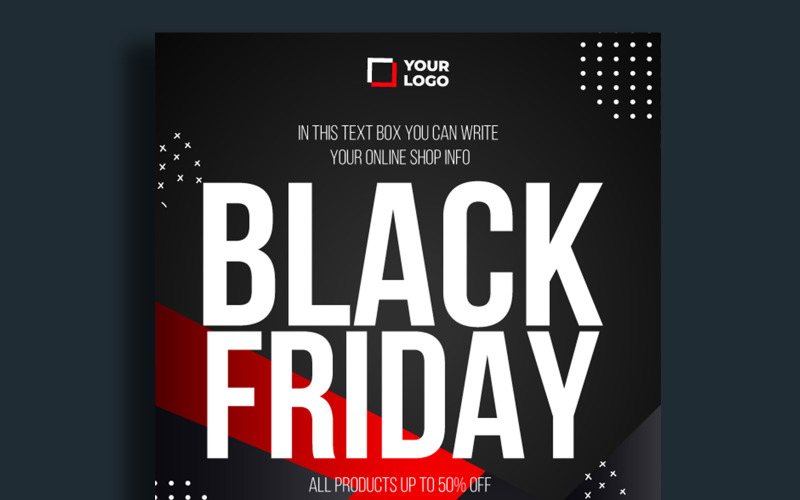 Banner Template for Black Friday Clearance Corporate Identity