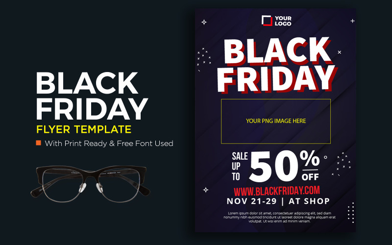 Banner Template for Black Friday Corporate Identity