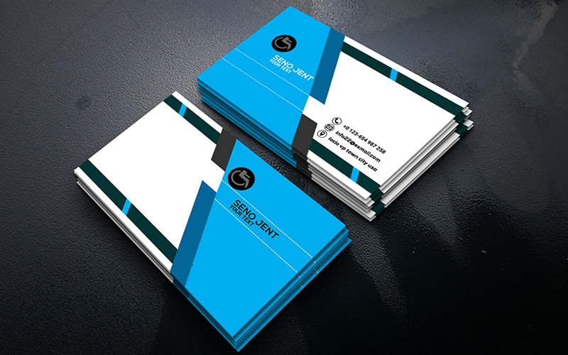 Clean Business Card so-29 Corporate Identity