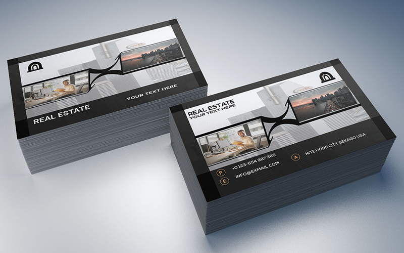 New Real Estate Business Card so-35 Corporate Identity
