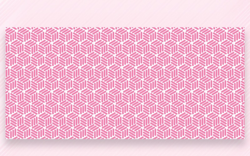 Ornament Pattern Pink Background