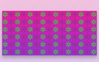 Ornament Pattern Purple Background