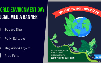 World Environment Day Graphic Design Corporate identity template