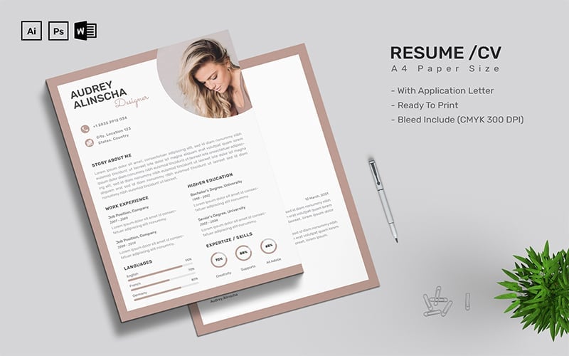 Kit Graphique #180914 Resume Business Divers Modles Web - Logo template Preview