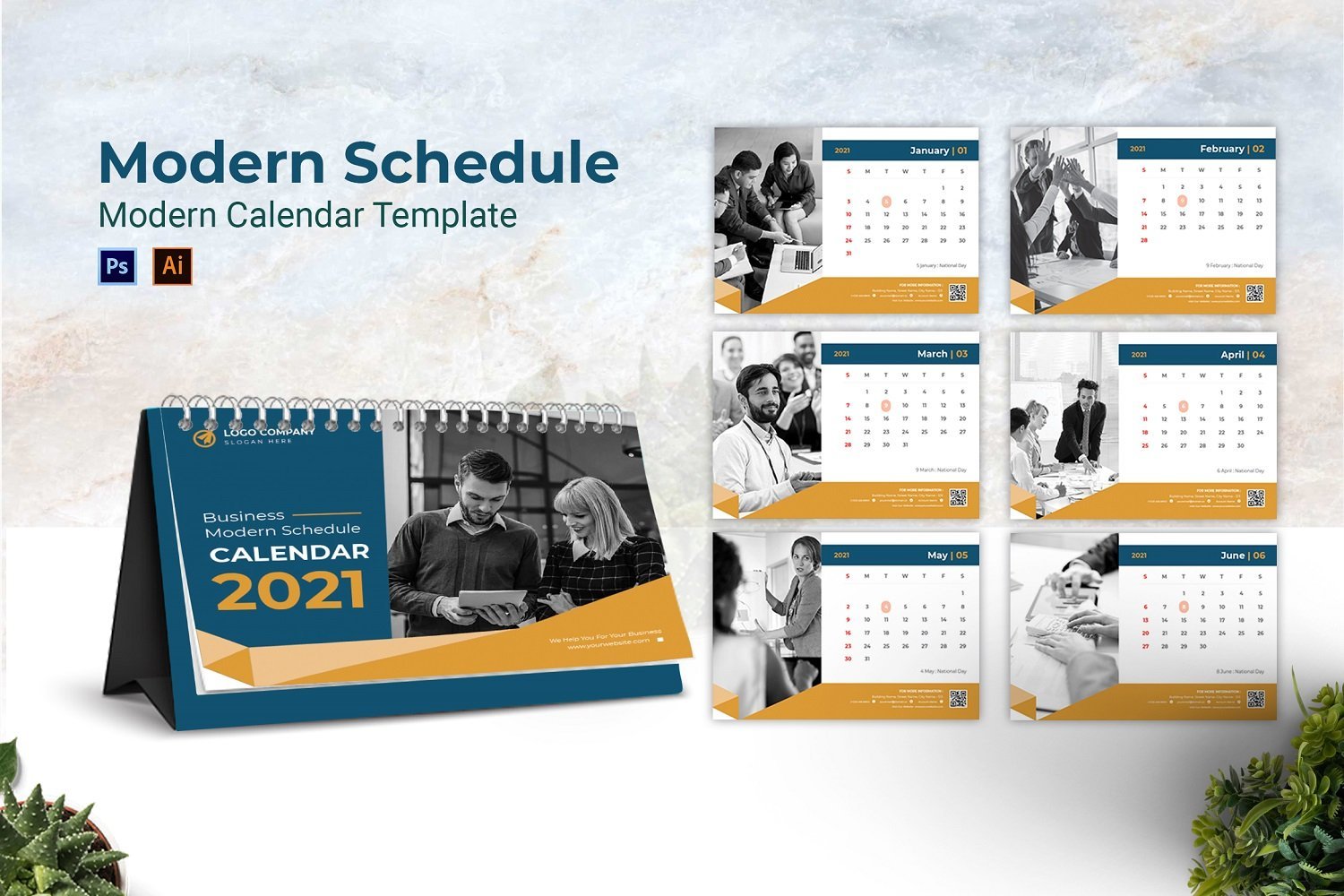 Kit Graphique #180942 Calendar Bureau Divers Modles Web - Logo template Preview