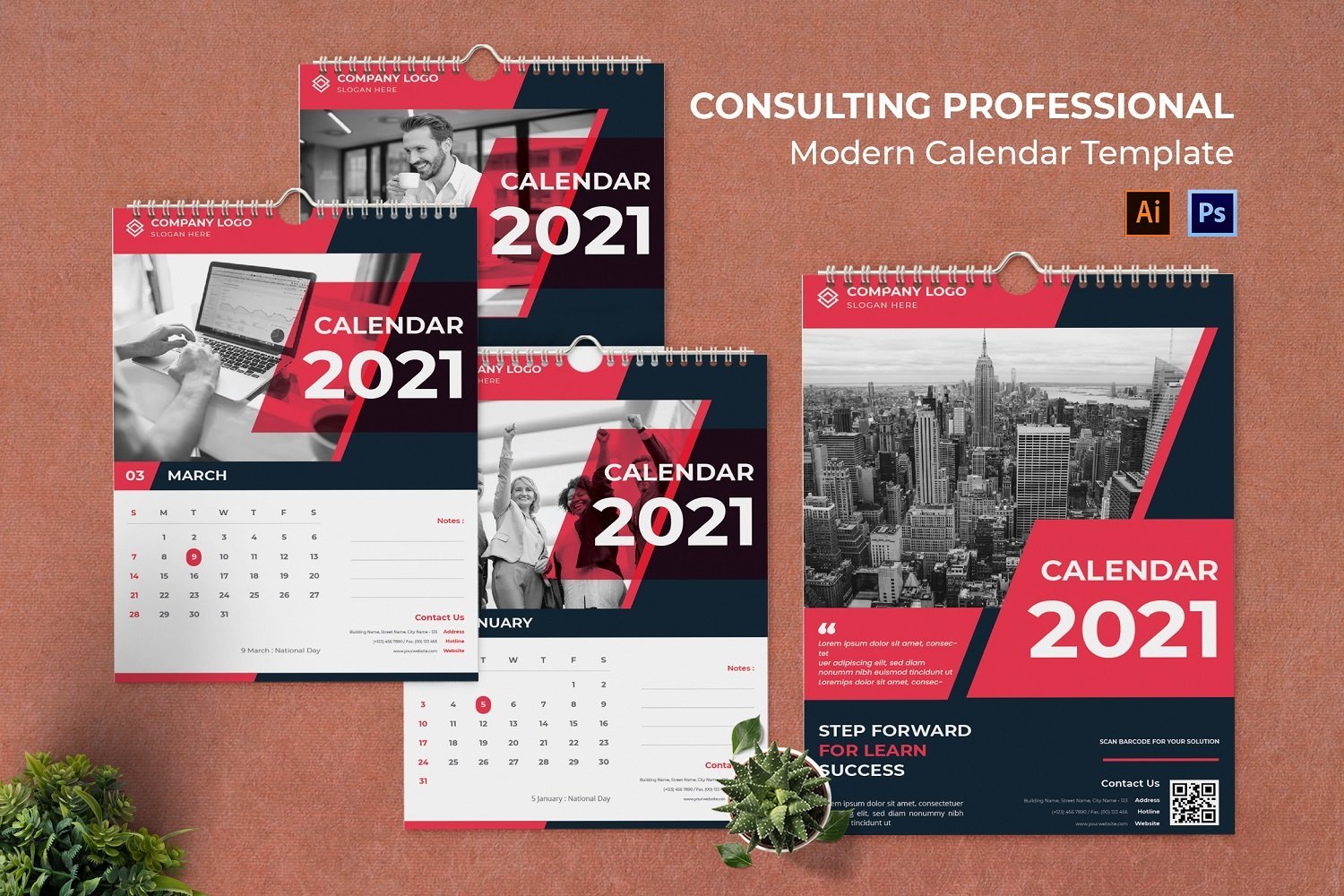 Kit Graphique #180954 Calendar Portrait Divers Modles Web - Logo template Preview