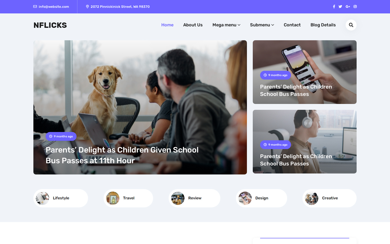 Template #180961 Templatebloggingbootstrap 5magazinemega Webdesign Template - Logo template Preview