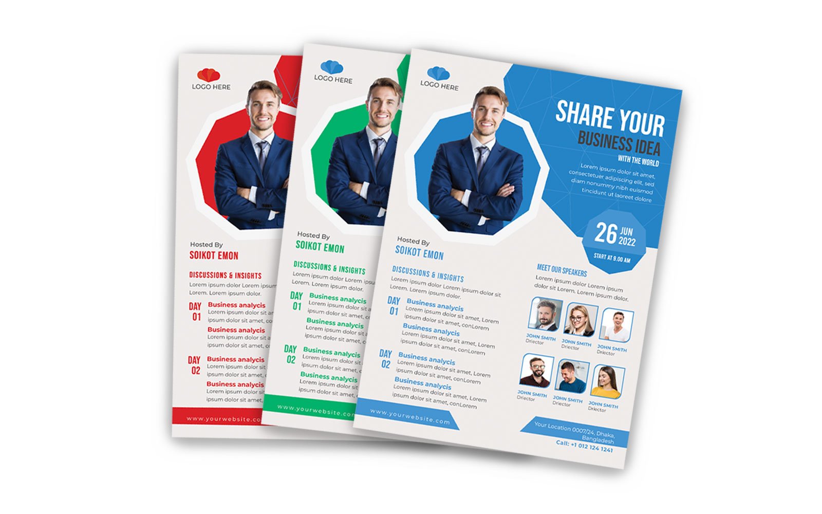 Template #180972 Conference Flyercompanyconferenceconference Webdesign Template - Logo template Preview