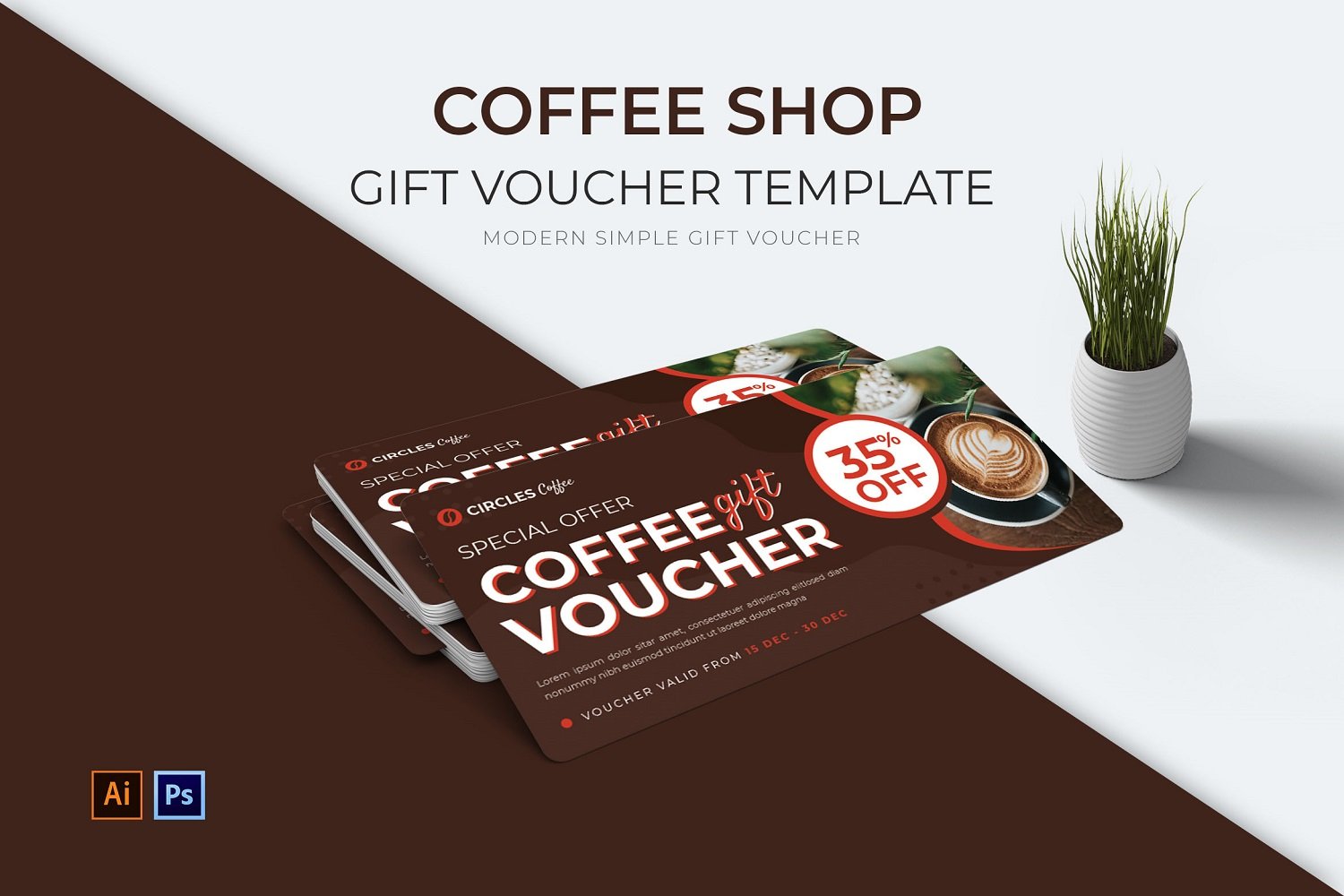 Template #180994 Voucher Discount Webdesign Template - Logo template Preview