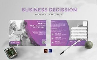 Business Decissions Postcard