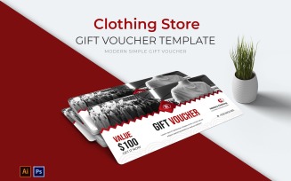 Clothing Store Gift Voucher